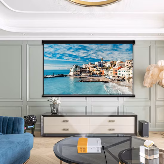 Fábrica 4K HD USB T972 Cine Teatro Multimedia Proyector Juego Mini Portátil Hogar 4.45