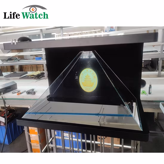 3D Holograma de 270 grados + Gabinete de exhibición de escaparate LCD transparente