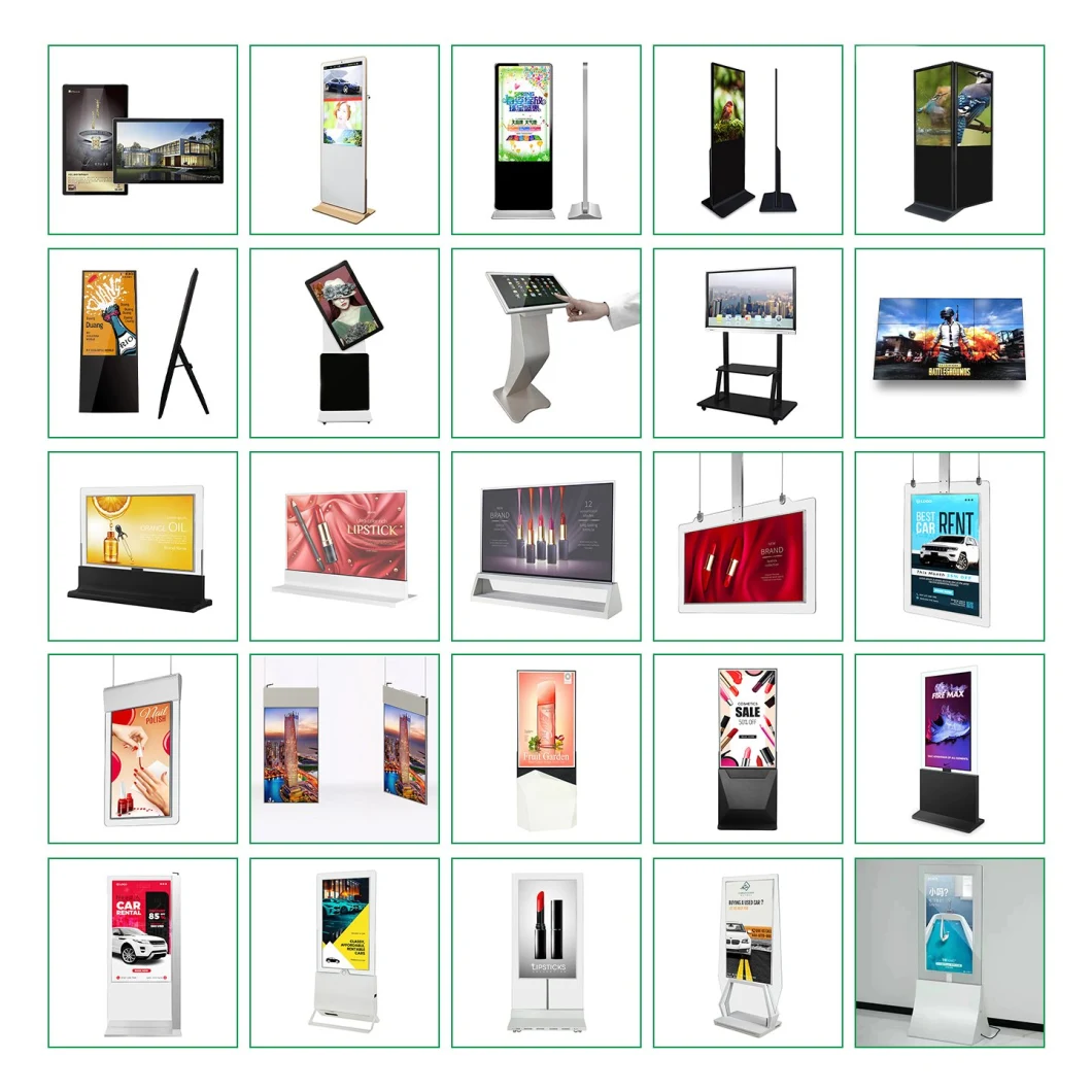 42′ ′ Freestanding Vertical LED Module LCD Interactive Touch Digital Display Screen