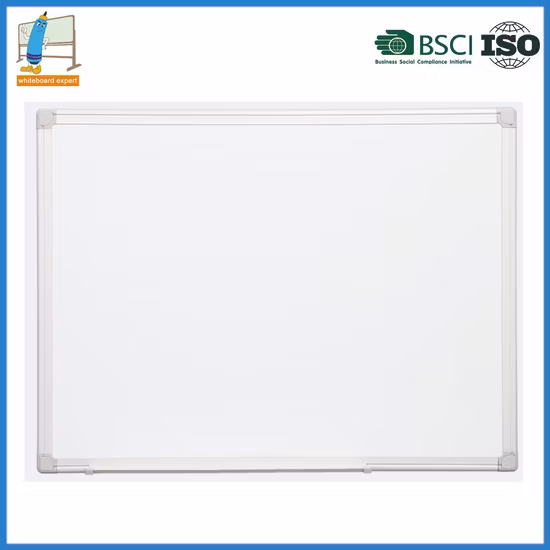 Pizarra blanca de borrado en seco de porcelana para oficina