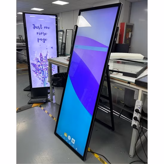 75' ' Quiosco interactivo independiente LCD Publicidad Digital Pcap Pantalla táctil