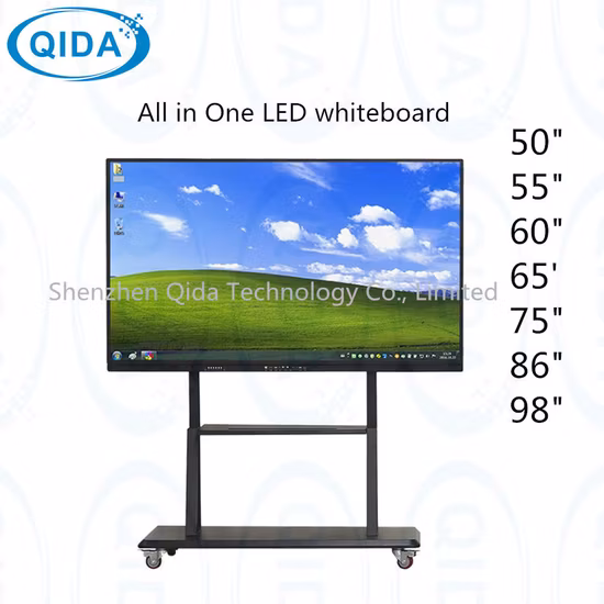 Multi-Touch Digital Smart Education Windows Computadora WiFi VGA HDMI Pizarra blanca interactiva para aula multimedia