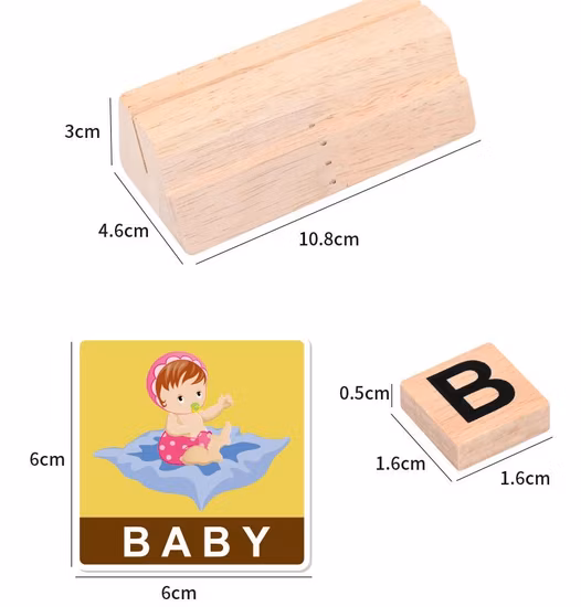 Juego de tarjetas de aprendizaje de juegos de mesa para niños interactivos entre padres e hijos personalizados