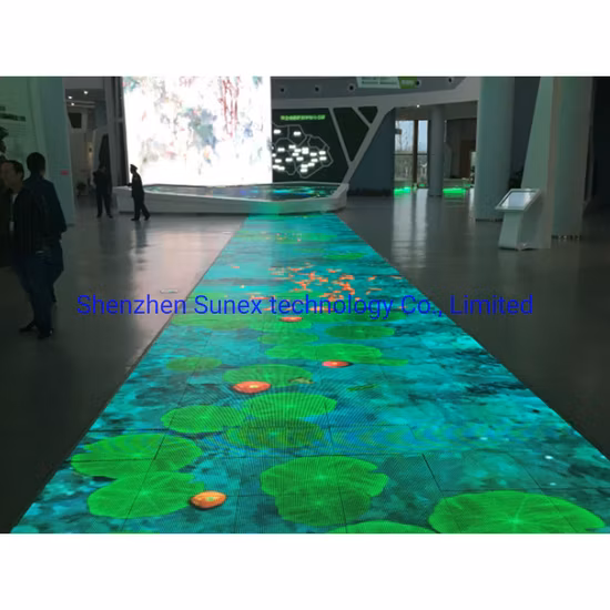 Soporte de pista de baile de escenario de vídeo interactivo Paneles de pared LED Pantalla táctil Pared de azulejos a todo color digital para juegos de baile