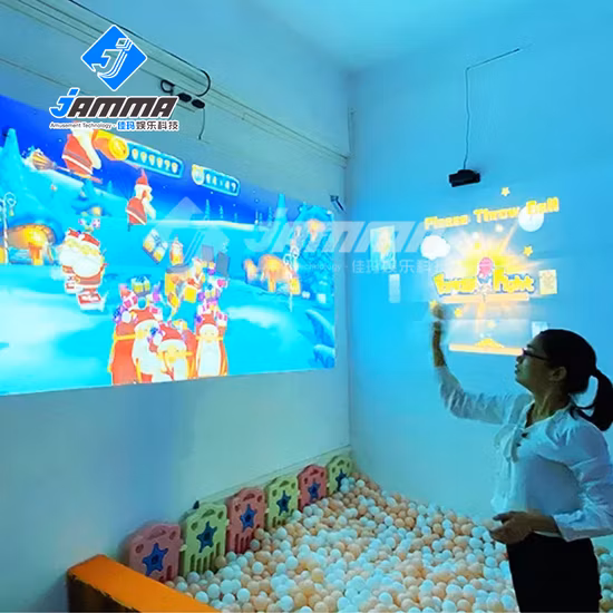 Proyector interactivo de pared de proyección interactivo para niños de proyección todo en uno